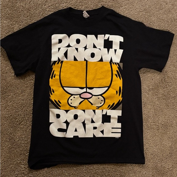 Black Garfield graphic Tee - Picture 1 of 1